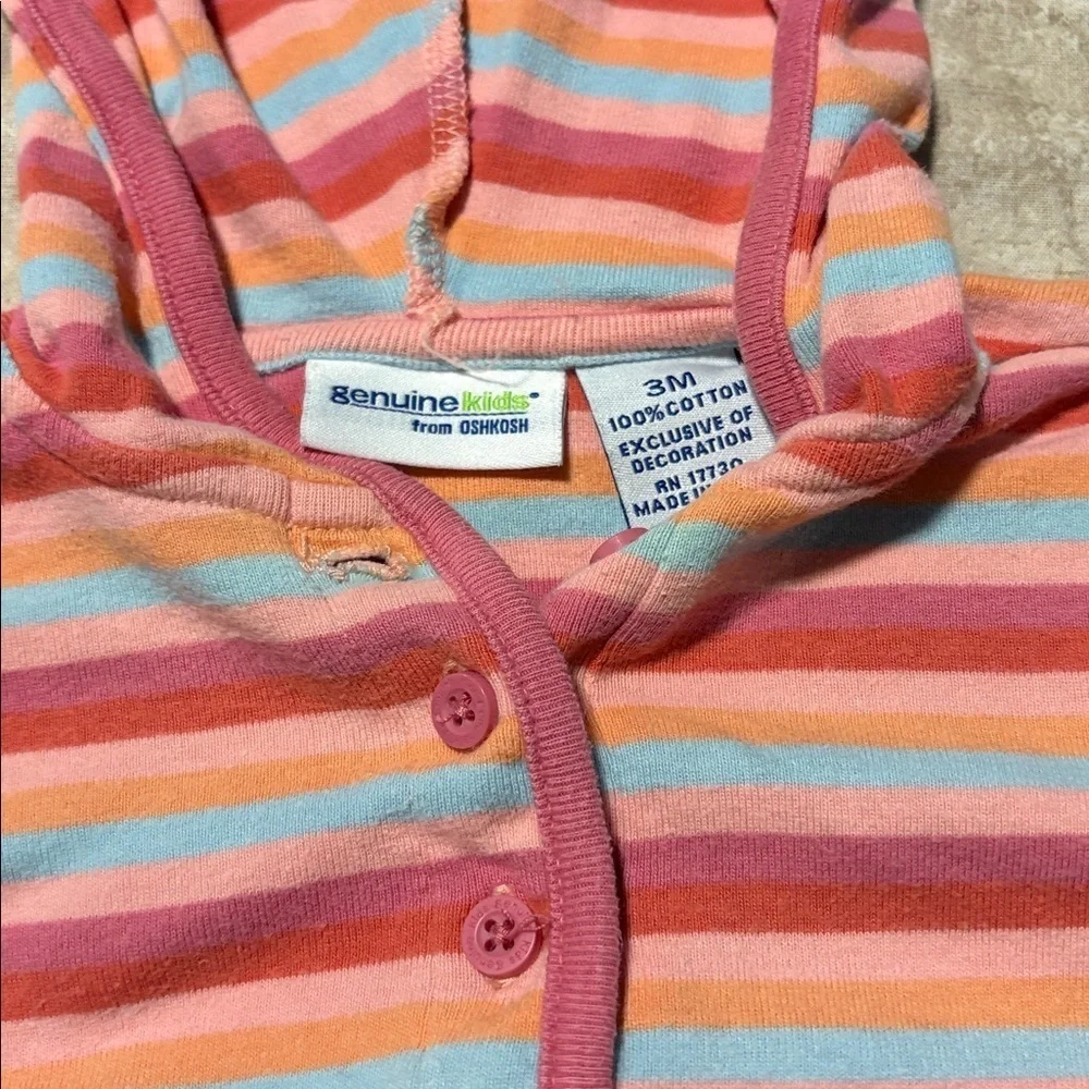 OshKosh B'gosh Multicolor Striped Baby Hoodie